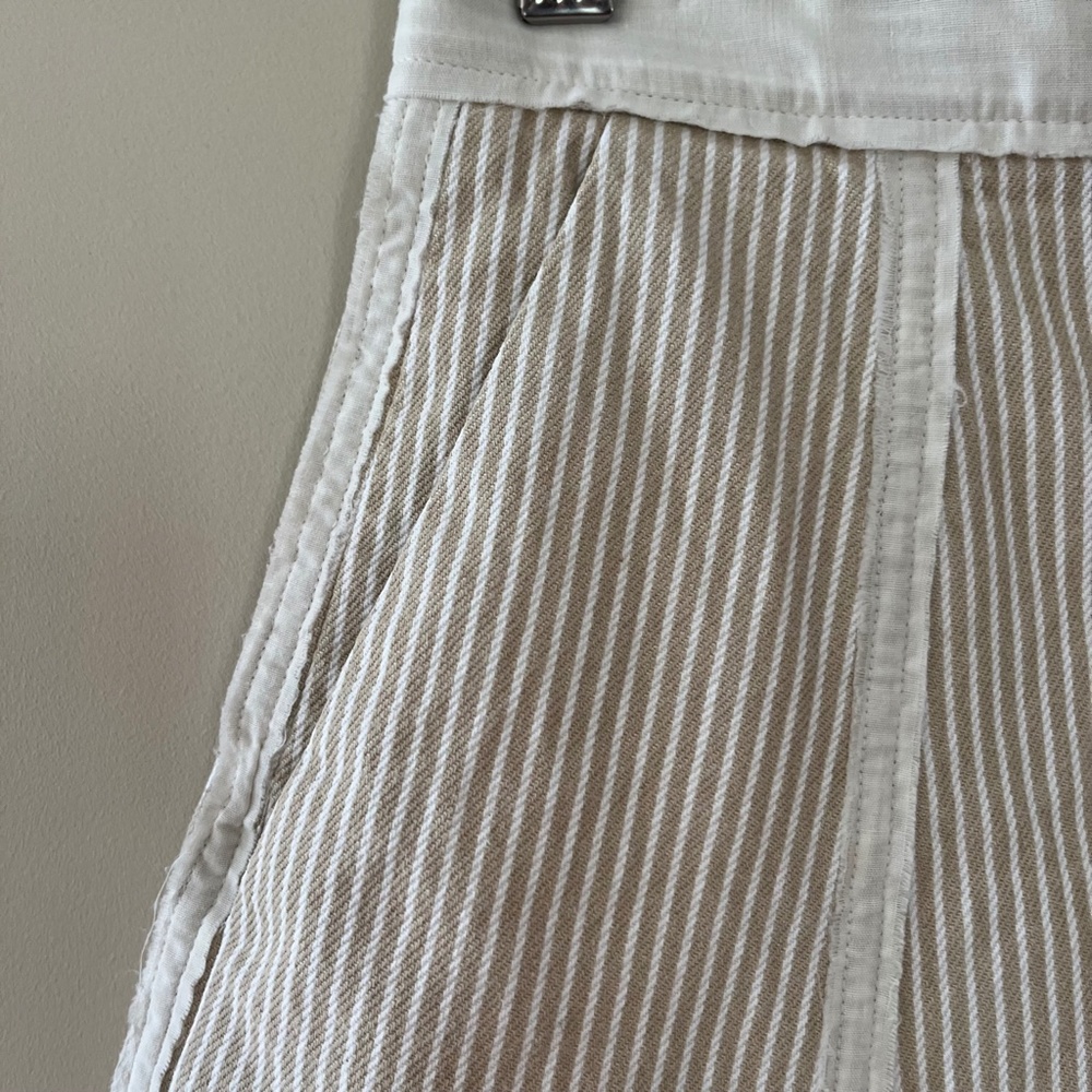 isabel marant white cotton canvas skirt - Picture 6 of 10